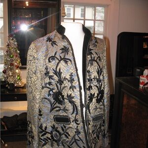 Elegant, vintage evening/smoking jacket. Nadia Kemp chic and unique